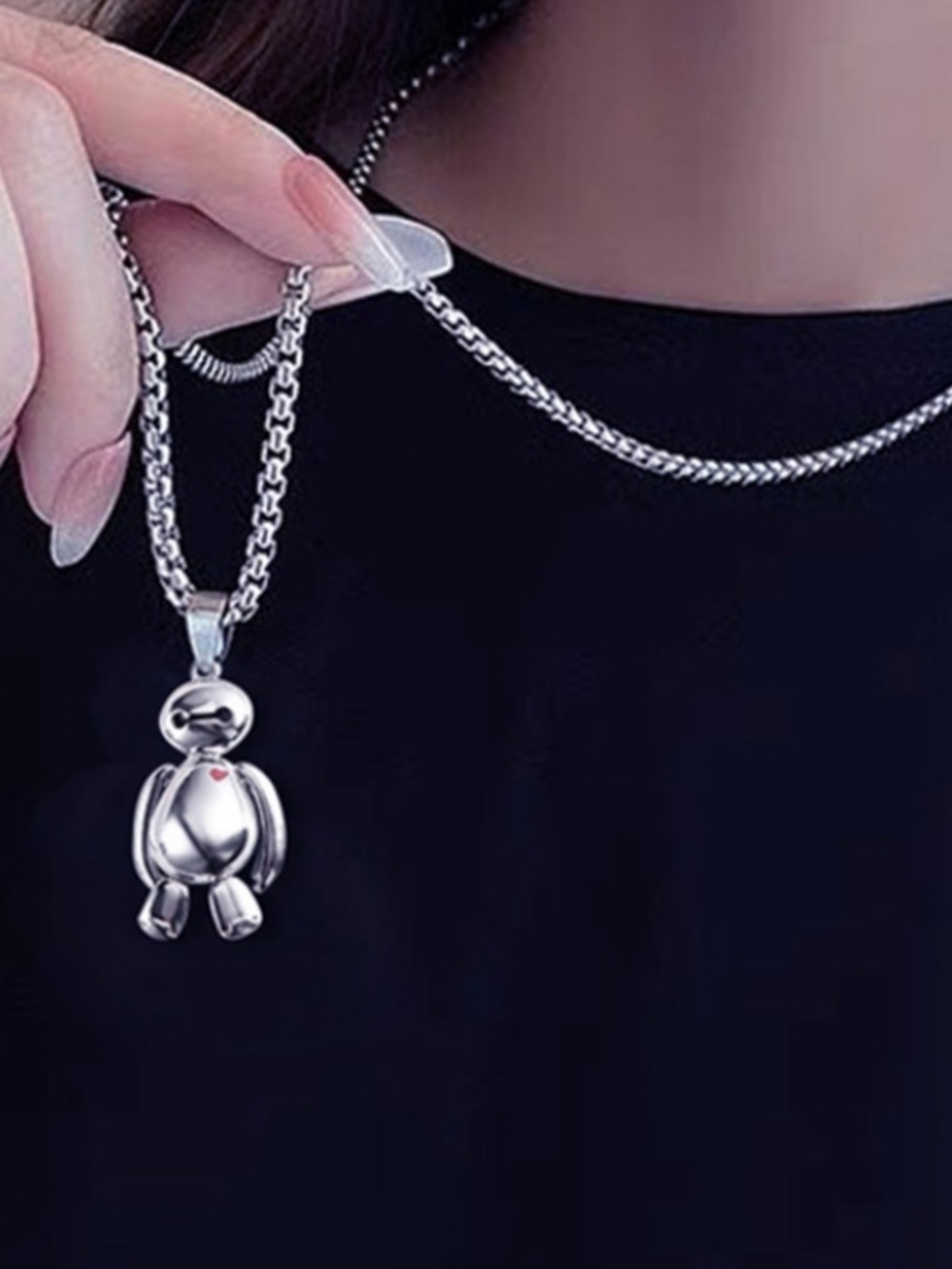 “little man big heart" Necklace